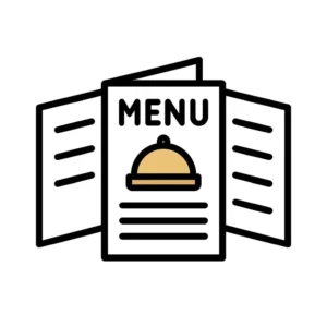Projekt graficzny - menu dla gastronomii