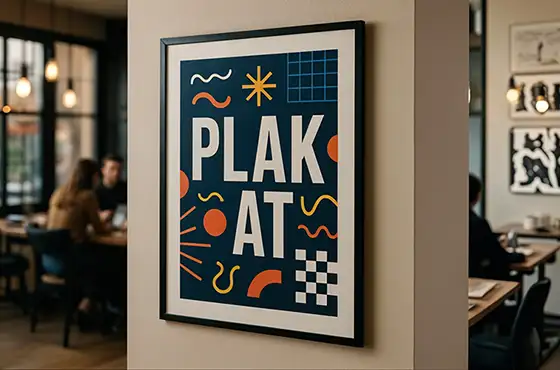 Plakat reklamowy – kiedy działa, jak go zaprojektować i dlaczego warto to robić dobrze