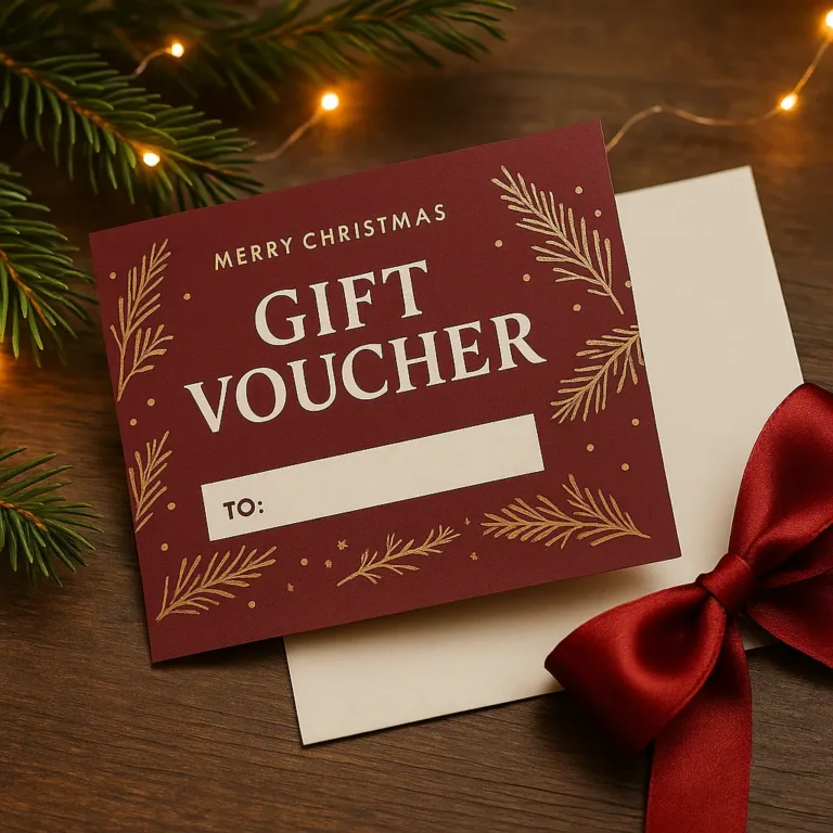 Projektowanie voucherów - Inspiracja Voucher Sezonowy dla różnych branż