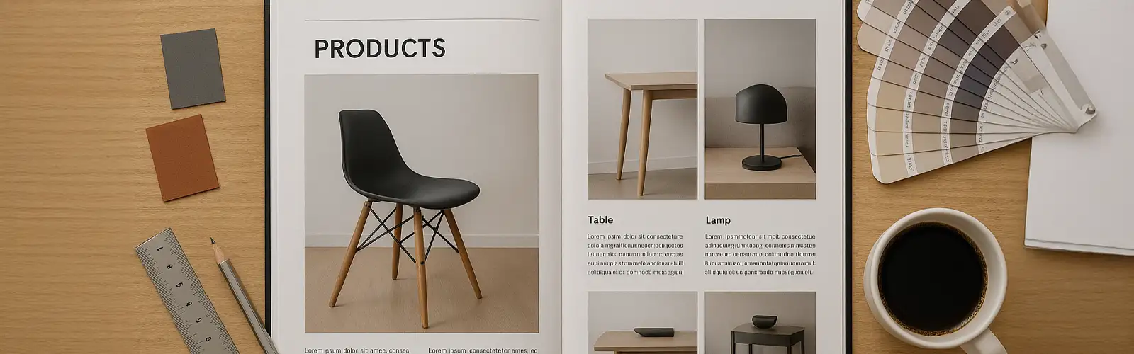 Projektowanie katalogów produktowych, gdzie produkty mówią same za siebie