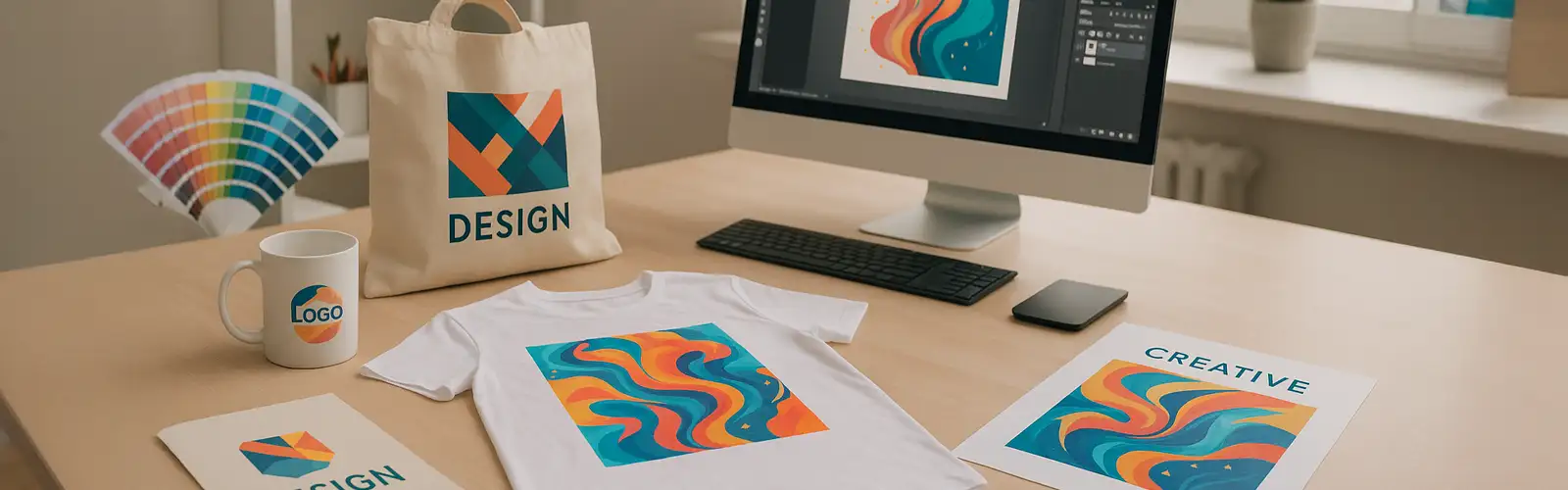 Projektowanie nadruków - na koszulki, na bluzy, na odzież, na kubki i inne gadżety reklamowe