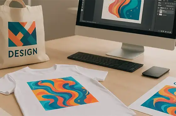 Projektowanie nadruków - na koszulki, na bluzy, na odzież, na kubki i inne gadżety reklamowe