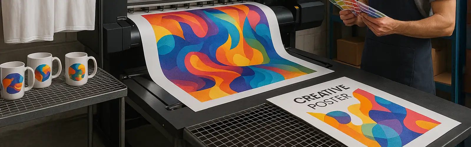 Projektowanie nadruków - na koszulki, na bluzy, na odzież, na kubki i inne gadżety reklamowe