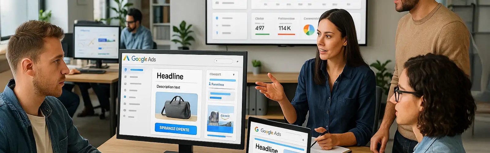 Reklamy graficzne Google Ads – wymiary, formaty i zasady projektowania
