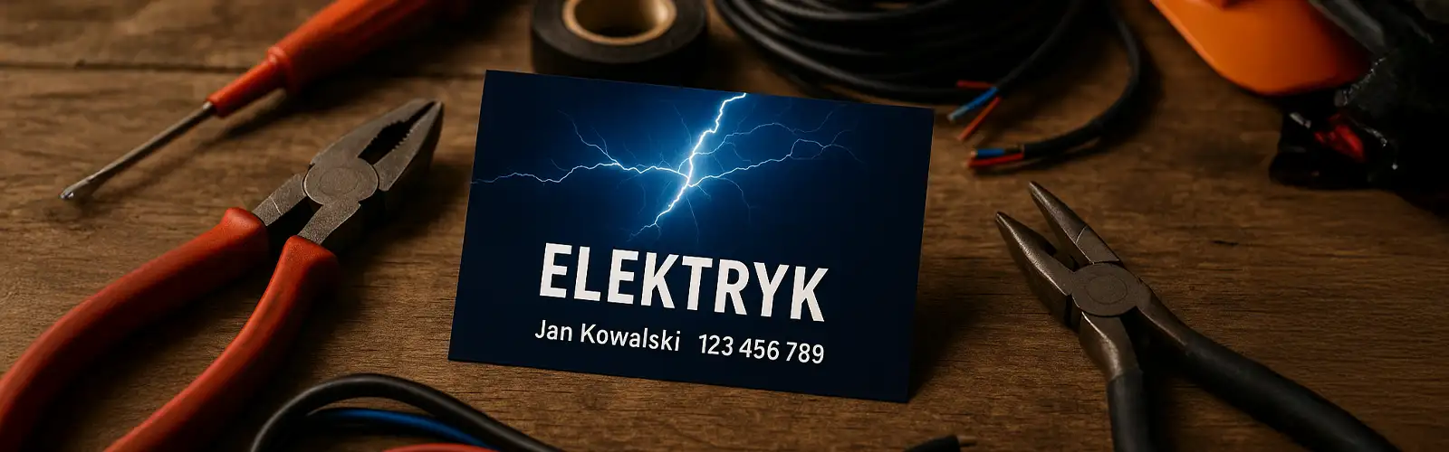 Wizytówka dla elektryka – przez projekt do druku, wszystko co trzeba wiedzieć