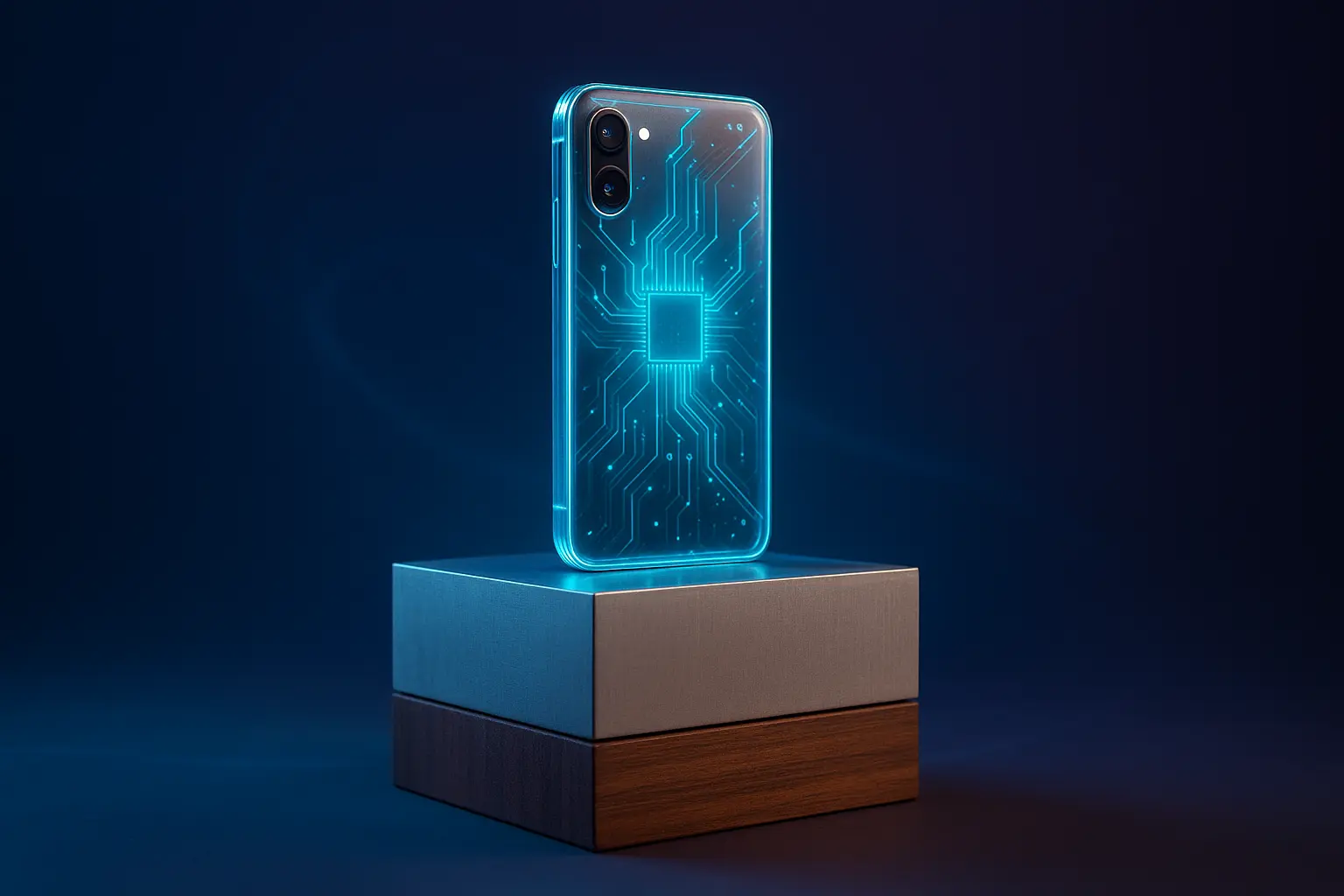 Alt: Luksusowy zegarek na podeście, czarne tło.