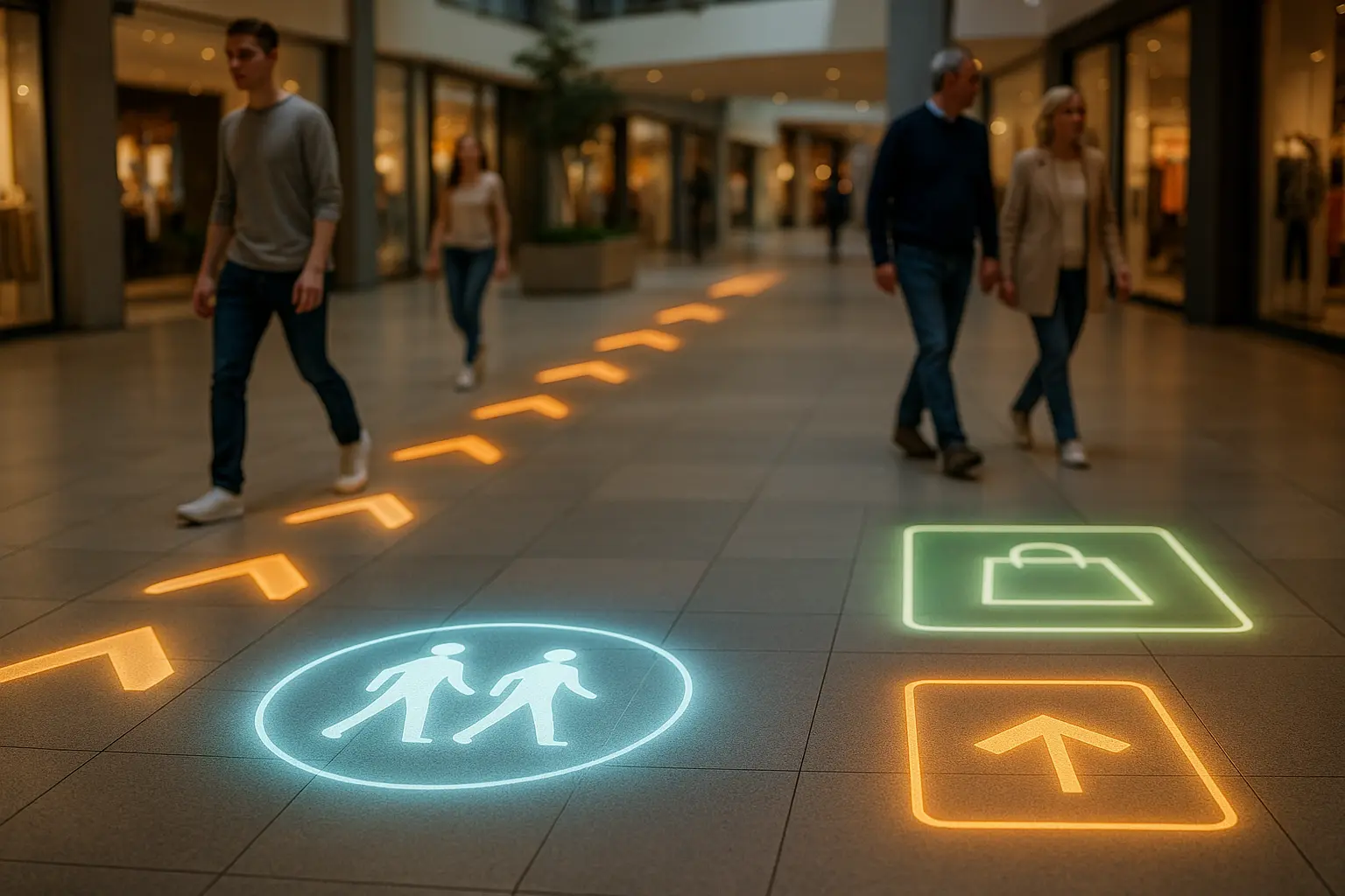 Subtelne oznaczenia, biała przestrzeń.