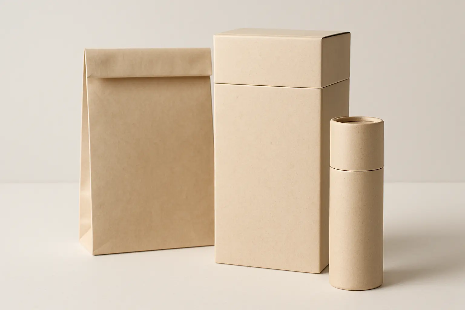 Minimalistyczne, ekologiczne opakowanie, premium design.