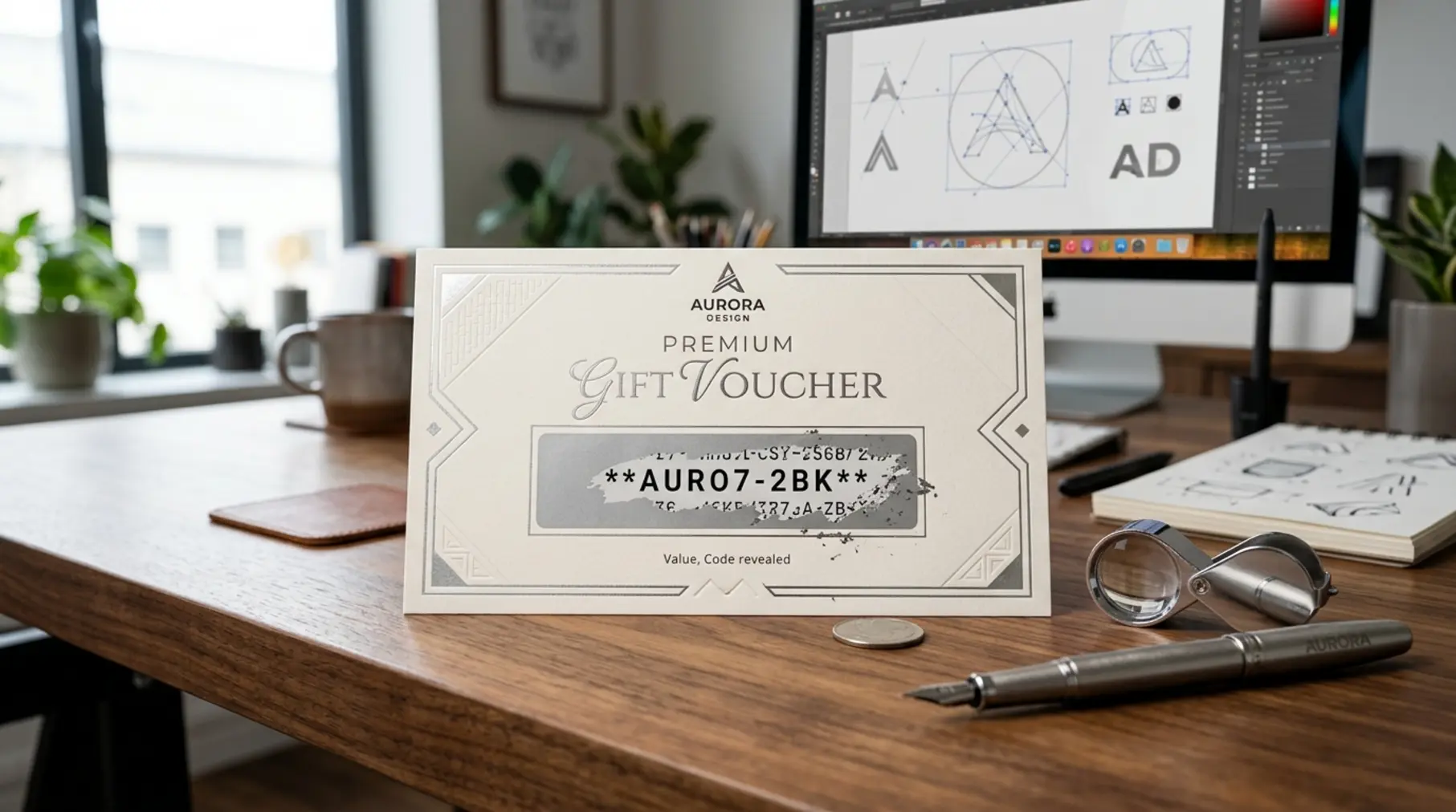 Voucher ze zdrapką: jak zaplanować ukryty kod i sprawdzić projekt przed drukiem